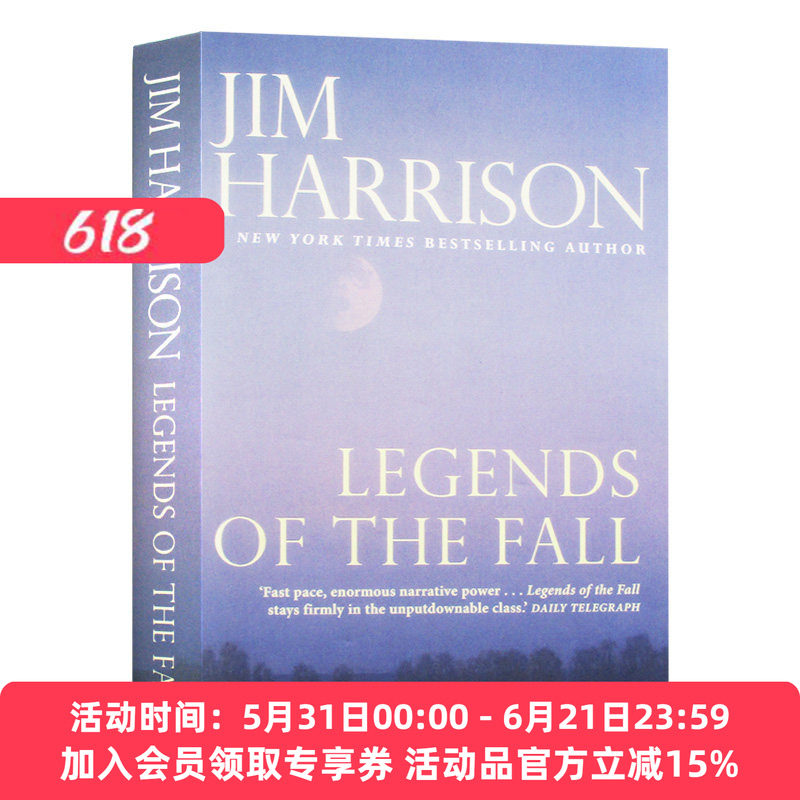 燃情岁月 英文原版小说 Legends of the Fall 电影原著 Jim Harrison 英文版 进口原版英语书籍