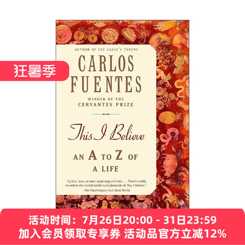 我相信  英文原版 This I Believe 传记 我们的土地作者Carlos Fuentes 英文版 进口英语原版书籍
