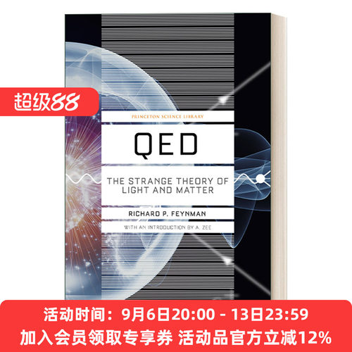 英文原版 QED The Strange Theory of Light and Matter 光和物质的奇妙理论 Richard P. Feynman理查德·费曼 英文版 进口原版书