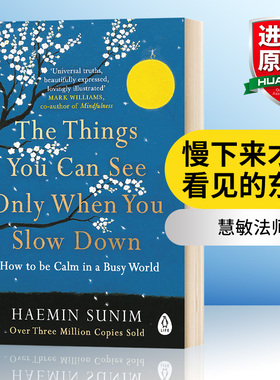 华研原版 慢下来才能看见的东西 英文原版小说 The Things You Can See Only When You Slow Down 英文版 进口英语书籍