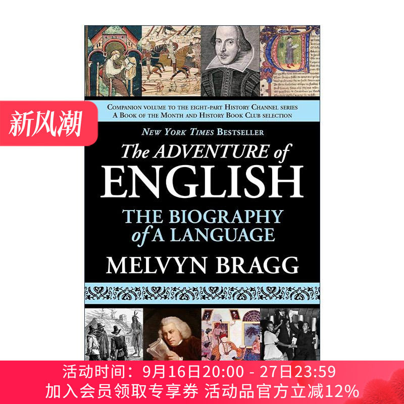 英文原版 The Adventure of English 英语发展史 豆瓣高分纪录片原著 英文版 进口英语原版书籍