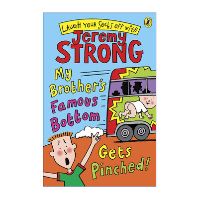我的弟弟出了名2 英文原版 My Brother's Famous Bottom Gets Pinched 吉瑞米·斯特朗爆笑儿童小说 英文版 进口英语原版书籍