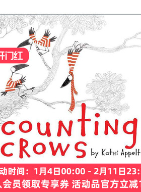 英文原版 Counting Crows 数牛 精装 纽伯瑞奖得主凯西·阿贝特 英文版 进口英语原版书籍