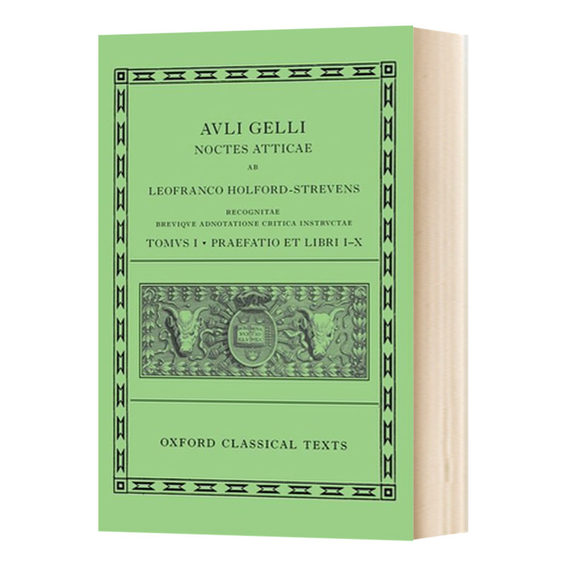 阿提卡之夜 英文原版 Aulus Gellius Attic Nights Preface and Books 1-10 序言及第1-10卷 奥卢斯·格利乌斯 英文版 进口英语书
