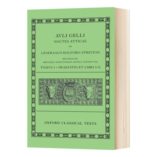 阿提卡之夜 英文原版 Aulus Gellius Attic Nights Preface and Books 1-10 序言及第1-10卷 奥卢斯·格利乌斯 英文版 进口英语书