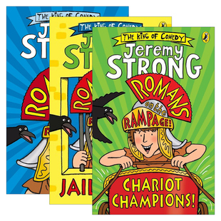 英文原版 Romans on the Rampage 横冲直撞的罗马人1-3册 吉瑞米·斯特朗爆笑儿童小说 英文版 进口英语原版书籍