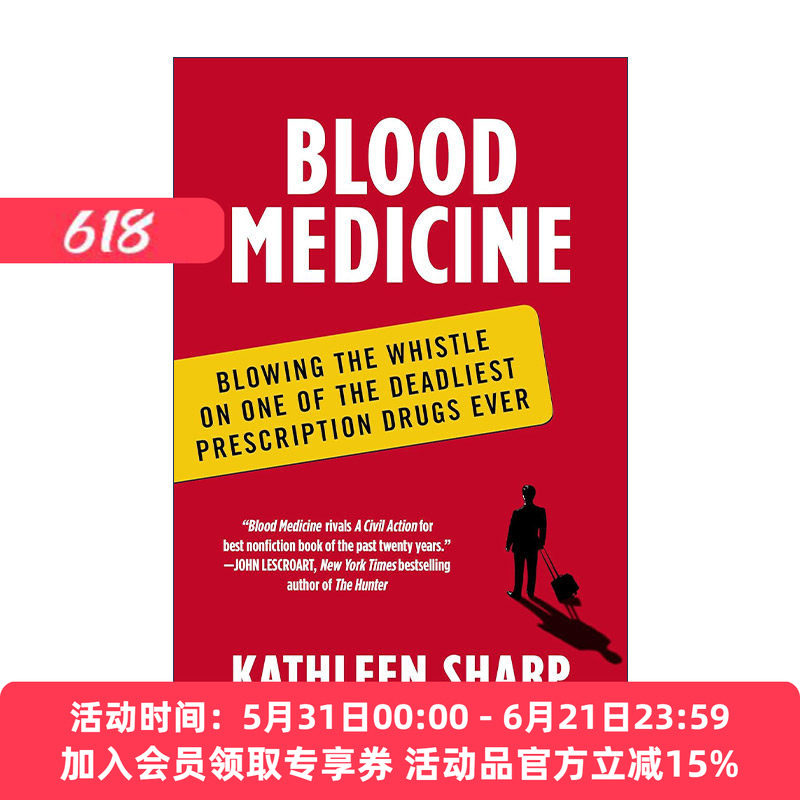 英文原版 Blood Medicine 血药 揭发有史以来致命的处方药之一 医学历史 Kathleen Sharp 英文版 进口英语原版书籍