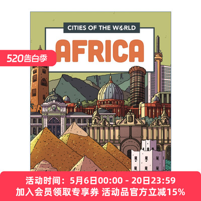 英文原版 Cities of the World: Cities of Africa 世界城市之非洲的城市 儿童科普绘本 英文版 进口英语原版书籍