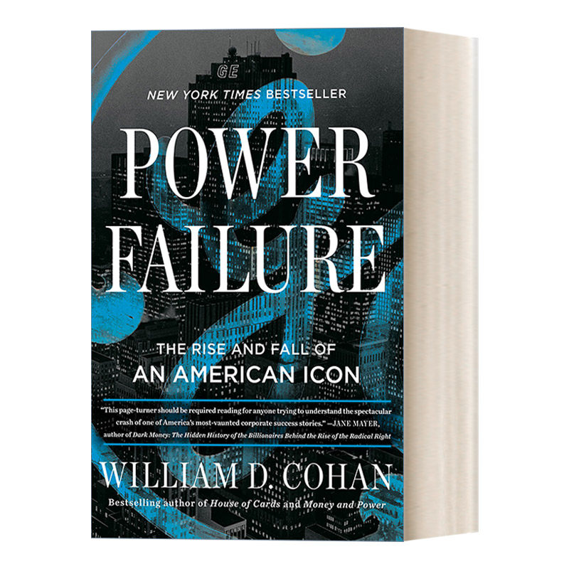 英文原版 Power Failure 通用电气的失败 美国标杆企业的兴衰 纽约时报畅销书 William D. Cohan 精装 英文版 进口英语原版书籍