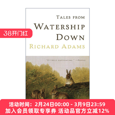 英文原版 Tales from Watership Down 沃特希普荒原 兔子共和国的故事 Richard Adams 英文版 进口英语原版书籍