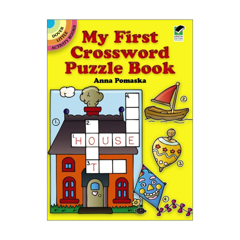 我的第一本填字游戏书 英文原版 My First Crossword Puzzle Book 英文版 进口英语原版书籍