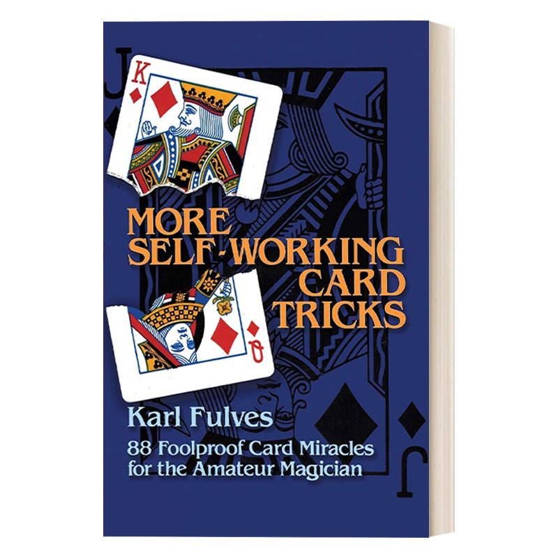 英文原版 自动纸牌魔术 88个万无一失技巧 More Self-Working Card Tricks 扑克牌魔术教学 Karl Fulves 英文版 进口英语原版书籍