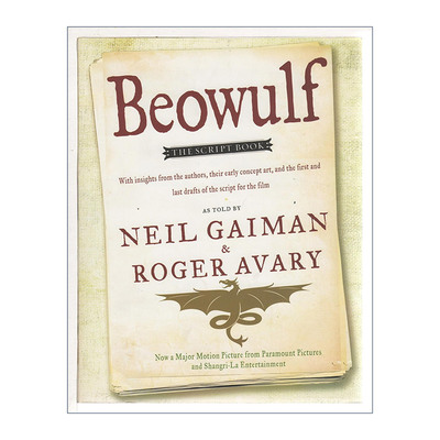 英文原版 Beowulf 贝奥武夫 戏剧本 尼尔盖曼 英文版 进口英语原版书籍
