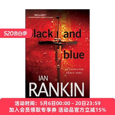 英文原版 Black and Blue 黑与蓝 探长雷布思系列8 伊恩·兰金 1997年金匕首奖 英文版 进口英语原版书籍