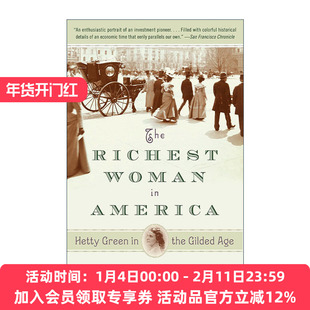 英文原版 The Richest Woman in America 镀金时代的海蒂·格林Hetty Green 美国女首富传记 Janet Wallach英文版进口英语原版书籍