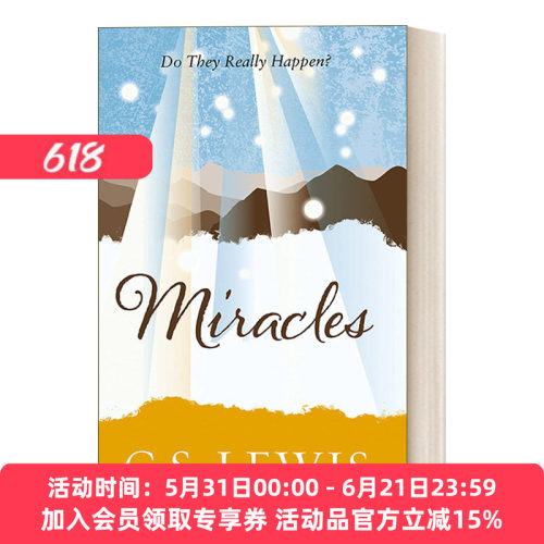 英文原版 Miracles C.S.刘易斯经典 奇迹 英文版 进口英语原版书籍