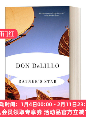 拉特纳之星 英文原版 Ratner's Star Vintage Contemporaries 幽默科幻小说 美国国家图书奖获得者Don Delillo 英文版 进口英语书