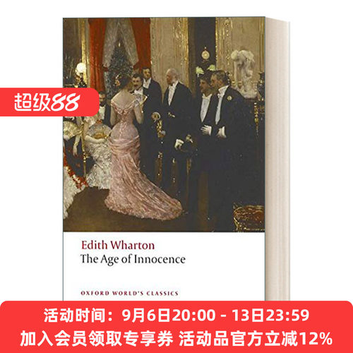 纯真年代 英文原版 The Age of Innocence 牛津世界经典系列 英文版 进口英语原版书籍