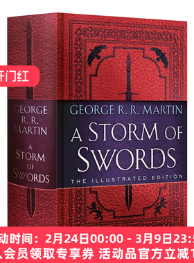 英文原版小说 Storm Of Swords  A Illustr 冰雨的风暴 冰与火之歌系列 英文版
