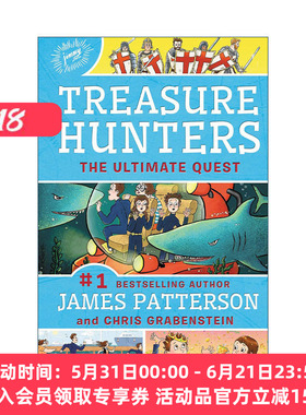 英文原版 Treasure Hunters The Ultimate Quest 夺宝奇兵8 精装 英文版 进口英语原版书籍