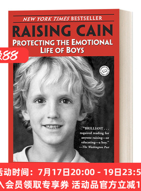 英文原版 Raising Cain Protecting the Emotional Life of Boys 培养高情商男孩 英文版 进口英语原版书籍