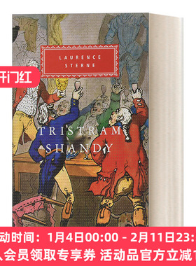 英文原版 Tristram Shandy 项狄传 劳伦斯·斯特恩 Everyman精装收藏版 英文版 进口英语原版书籍