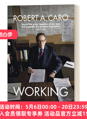 华研原版 英文原版 Working 工作 普利策奖得主罗伯特·卡洛回忆录 英文版 进口英语原版书籍