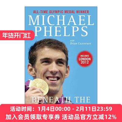 水面之下  英文原版 Beneath the Surface 天才游泳运动员菲尔普斯自传 英文版 进口英语原版书籍