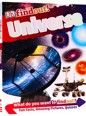 华研原版 DK小发现 宇宙 英文原版 DK findout Universe 世界宇宙行星 太空科普百科 英语读物 英文版进口原版书籍