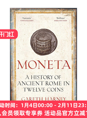 英文原版 Moneta 金钱 十二枚硬币中的古罗马史 加雷斯·哈尼 英文版 进口英语原版书籍