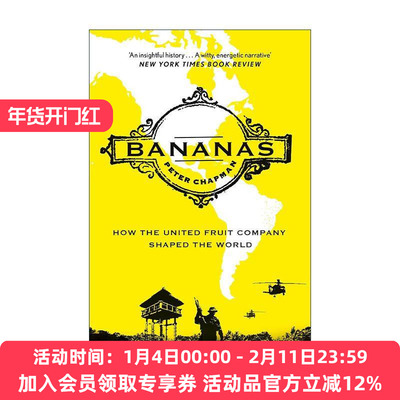 英文原版 Bananas 香蕉 美国联合果品公司如何塑造世界 英文版 进口英语原版书籍