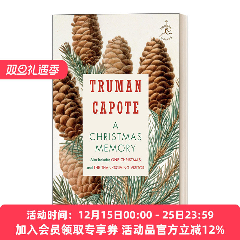 英文原版小说 A Christmas Memory 圣诞忆旧集 兰登书屋现代图书馆 Truman Capote 精装 英文版 进口英语原版书籍