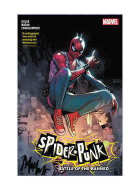 多元宇宙之朋克蜘蛛侠  英文原版 Spider-Punk Battle of the Banned 禁赛之战 漫威漫画 Cody Ziglar 英文版 进口英语原版书籍