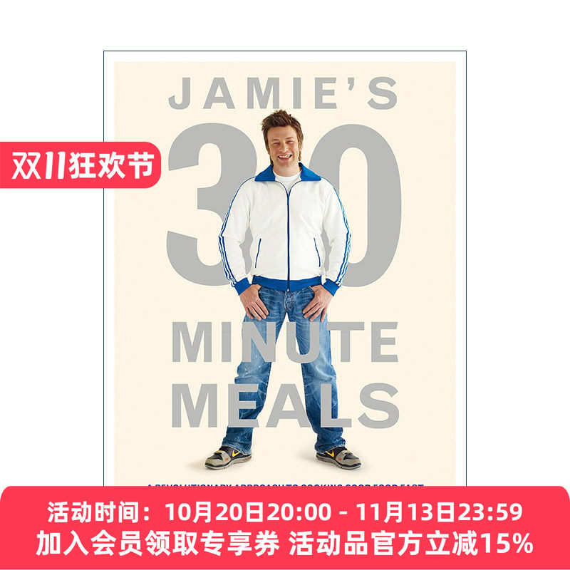 英文原版 Jamie's 30-Minute Meals 杰米·奥利弗 30分钟快速食谱 精装 英文版 进口英语原版书籍