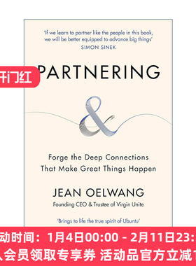 英文原版 Partnering 伙伴关系 建立深厚的联系 让伟大的事情发生 吉恩?奥勒旺 维珍联合总裁 英文版 进口英语原版书籍