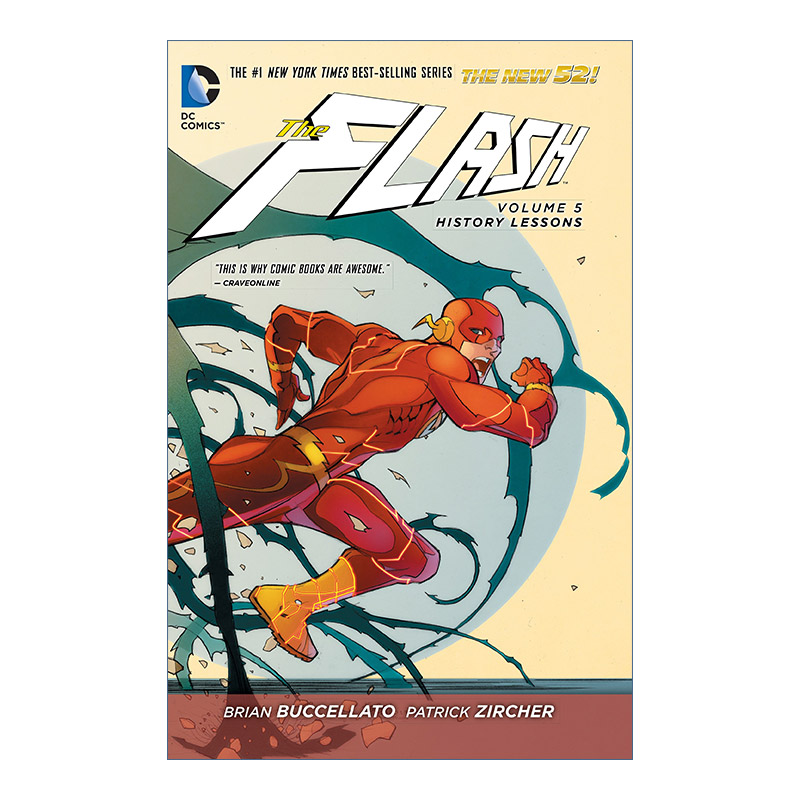 闪电侠  英文原版 The Flash Vol. 5 History Lessons 卷五 历史课 DC漫画 Brian Buccellato 英文版 New 52 进口英语原版书籍