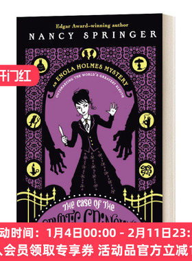天才少女福尔摩斯5 儿童推理小说 Nancy Springer 英文原版Enola Holmes The Case of the Cryptic Crinoline 英文版 进口英语书籍