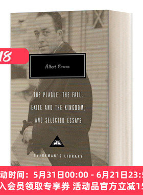 英文原版小说 The Plague The Fall Exile and the Kingdom and Selected Essays 瘟疫 堕落 流放与王国和散文选集 精装进口书籍