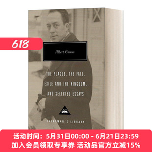 英文原版小说 The Plague The Fall Exile and the Kingdom and Selected Essays 瘟疫 堕落 流放与王国和散文选集 精装进口书籍