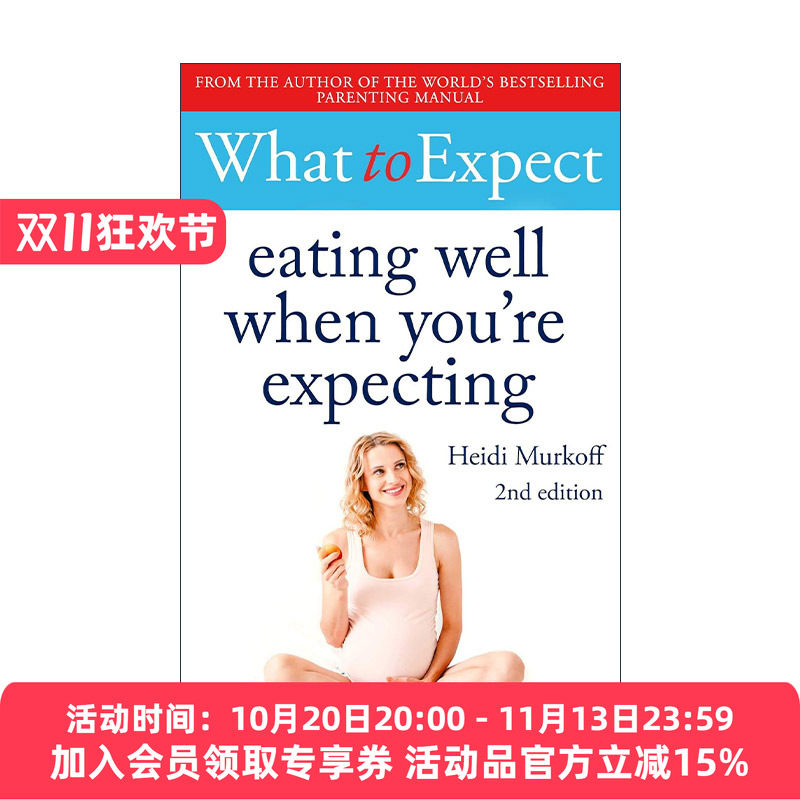 英文原版 What to Expect Eating Well When You're Expecting 海蒂孕期食谱 第2版 精装 英文版 进口英语原版书籍