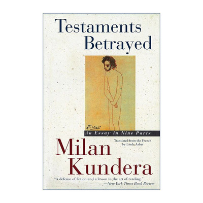 背叛的遗嘱  英文原版 Testaments Betrayed 米兰昆德拉 英文版 进口英语原版书籍