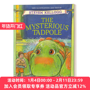 英文原版 The Mysterious Tadpole 25Th Annv 神秘的蝌蚪 儿童英语启蒙图画故事绘本 名家 Steven Kellogg 英文版 进口英语原版书