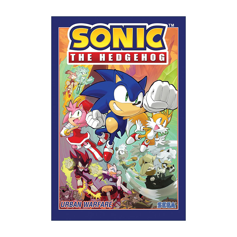 英文原版 Sonic the Hedgehog Vol.15 Urban Warfare 刺猬索尼克 第15卷 城市战争 IDW儿童漫画 英文版 进口英语原版书籍