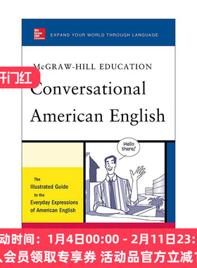 美式英语会话 英文原版 McGraw-Hill's Conversational American English 提高口语 麦格劳希尔 英文版 进口英语原版书籍