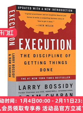 英文原版 Execution 执行 如何完成任务的学问 精装 英文版