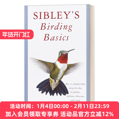 西布利观鸟指南 英文原版 Sibley's Birding Basics Sibley Guides 观鸟者的宝典 英文版 进口英语原版书籍