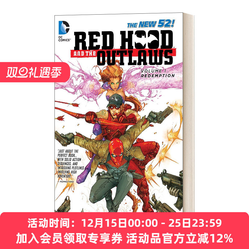 英文原版 红头罩与法外者卷1 救赎  Red Hood and the Outlaws Vol 1 英文版 进口英语原版书籍
