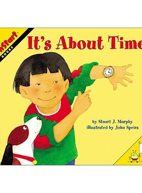 英文原版 Mathstart Level 1 It's About Time 数学启蒙绘本1级 英文版 进口英语原版书籍