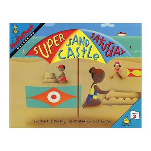 英文原版 Mathstart Level 2 Super Sand Castle Saturday 数学启蒙绘本2级 英文版 进口英语原版书籍