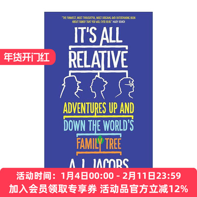 英文原版 It's All Relative 万物的奇妙亲缘 世界家谱的追踪与探索之旅 英文版 进口英语原版书籍